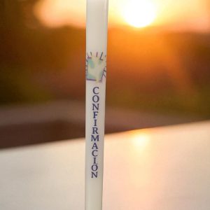 Vela Confirmación 2x25cm pack de 10 uds.